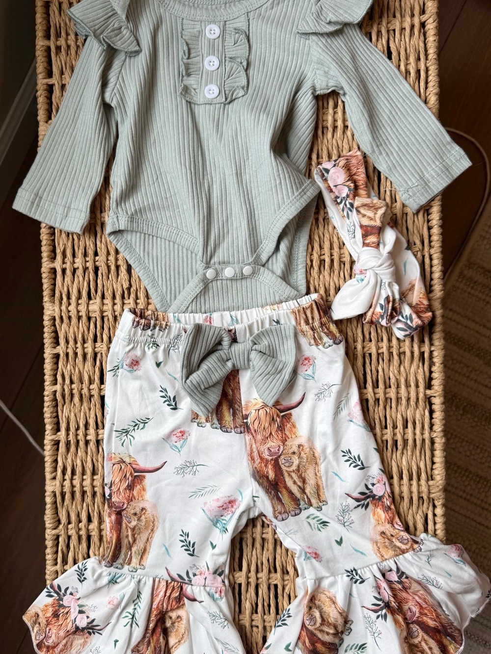 Highland Cow 3 Piece Set
